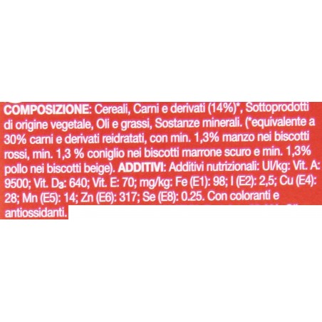 Friskies Mini Rings Alimento Cani Adulti con Manzo Pollo e Coniglio 500g