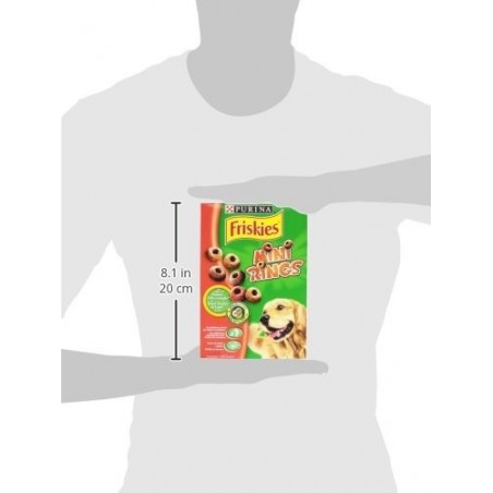Friskies Mini Rings Alimento Cani Adulti con Manzo Pollo e Coniglio 500g