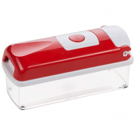 Affettaverdure da cucina manuale con 13 accessori rosso SUPER SLICE