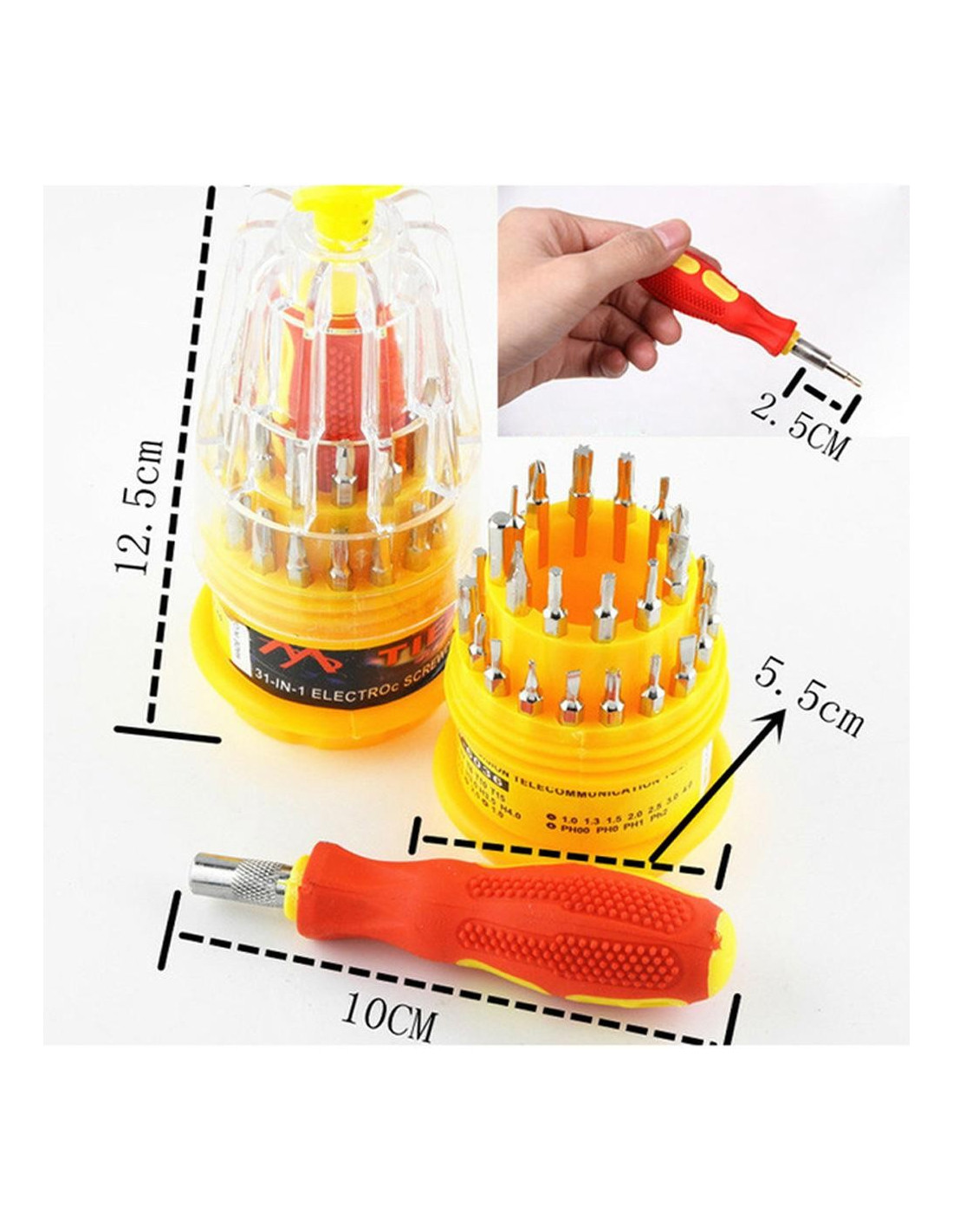 SET DI PUNTE, Cacciaviti E Bit PARKSIDE Con Supporto A Parete, 37 Pezzi EUR 22,99 - IT