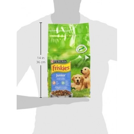 Friskies Vitafit JUNIOR Crocchette per Cane Pollo Latte e Verdure 1500g