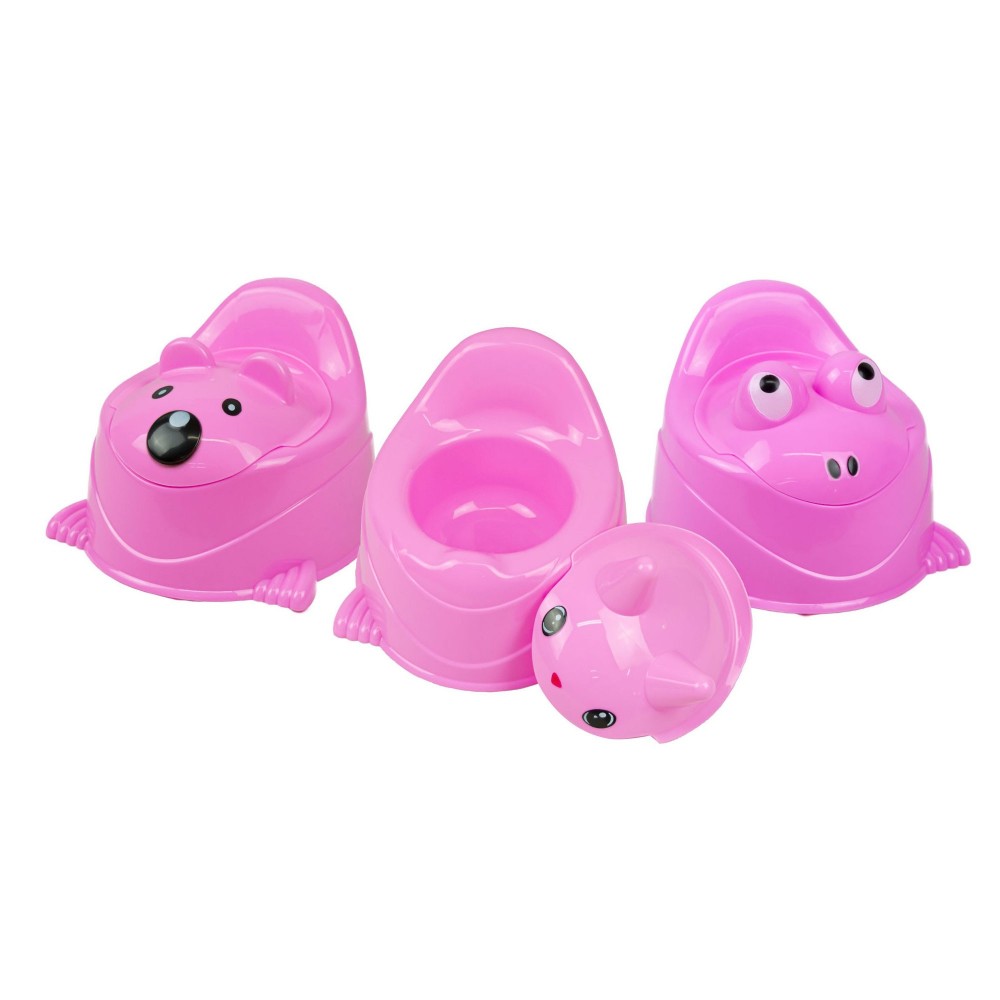 Vasino Happy Animals 497357 bambini ROSA 30x25cm in plastica colorata max 20 Kg