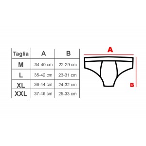 Slip da uomo B-0021 mod. NIKI cotone in tinta unita con... 2