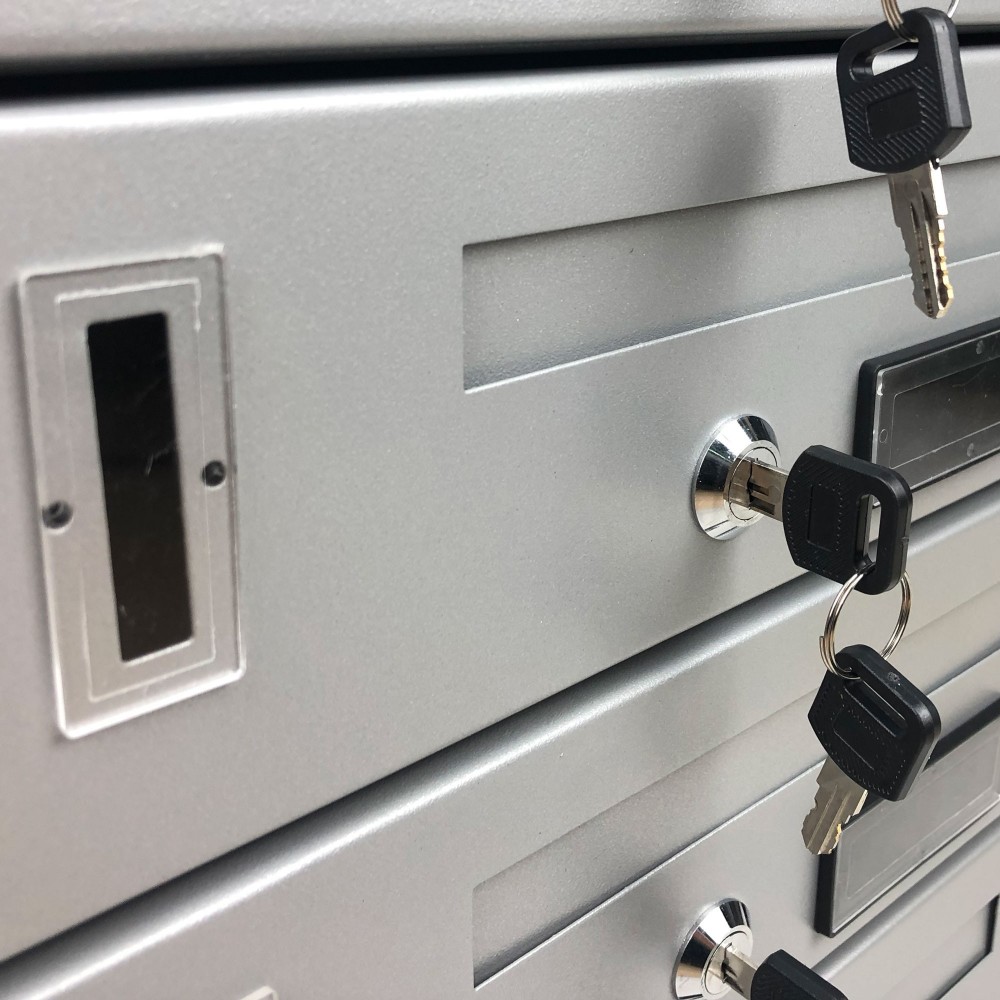 Cassetta postale condominiale 8 posti Iron...