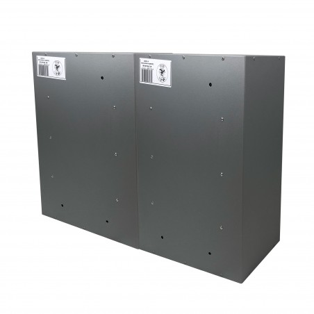 Cassetta postale condominiale 8 posti Iron Silver Art 783.D 42x18x62 cm