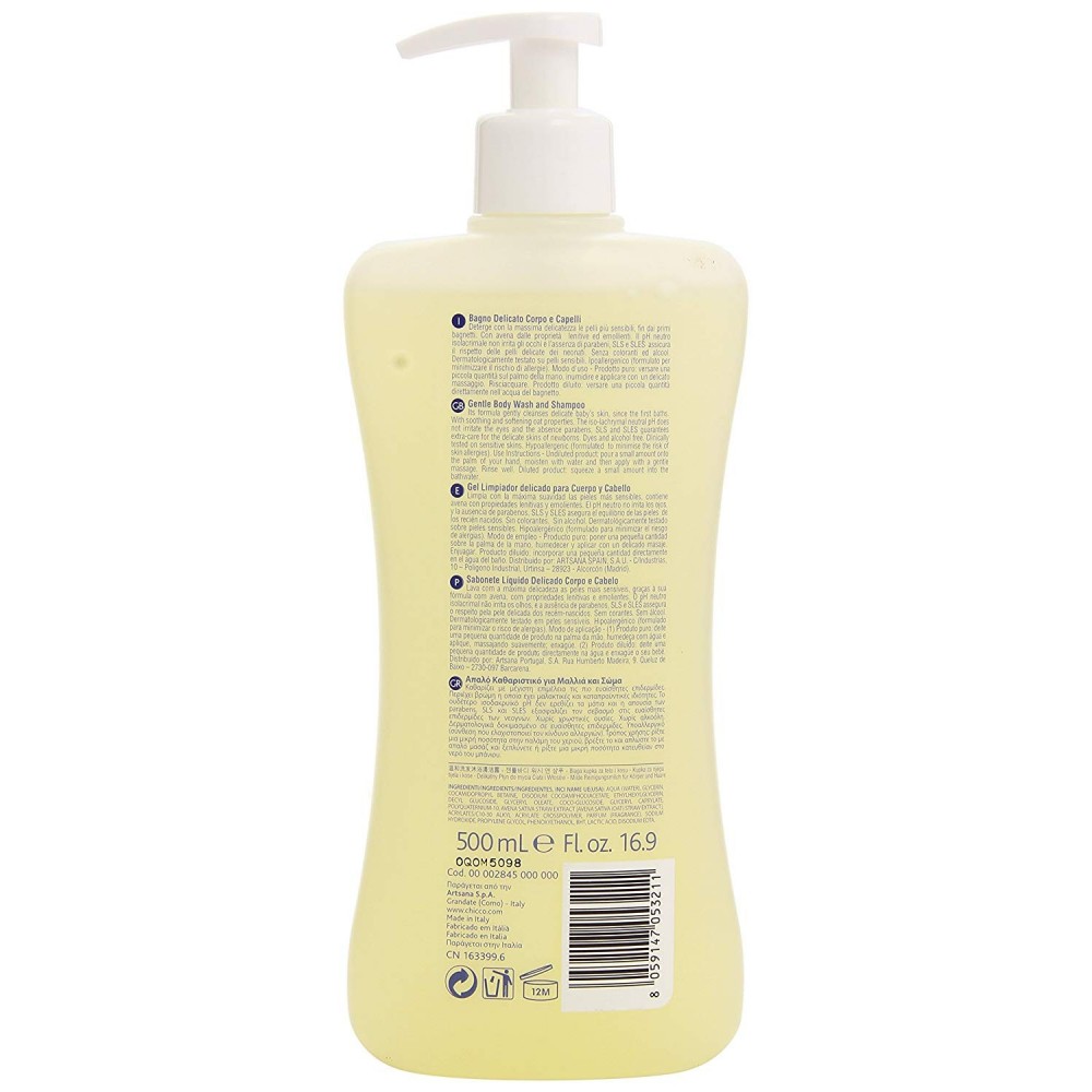 Chicco Avena Bagno Delicato 053211 Corpo e...