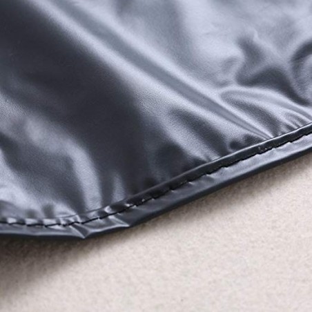 Mantellina nera in PVC 159001 da parrucchiera 91x28cm NERO