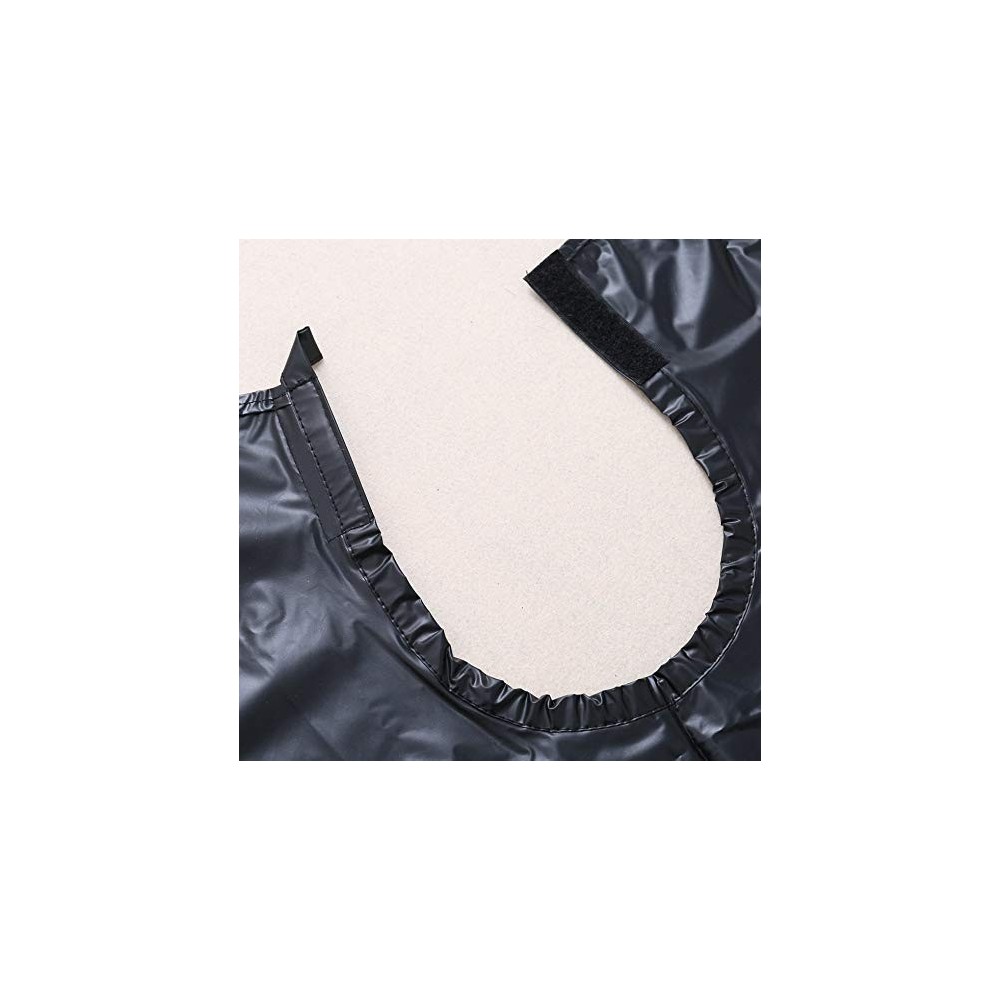 Mantellina nera in PVC 159001 da parrucchiera...