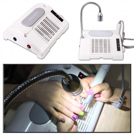 Salon Expert 3 in 1 Kit completo onicotecnica 871029 luce fresa e aspiratore