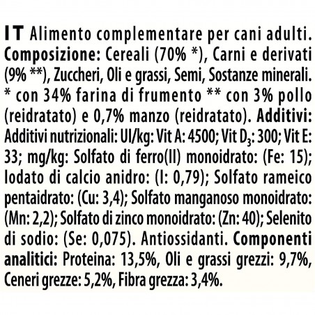 Purina Friskies Hearts Biscotti per Cane Aromatizzati con Pollo e Manzo 320g