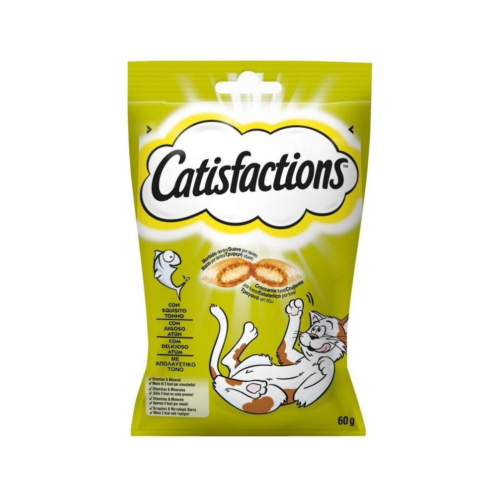 Pack da 6x Snack per gatto Catisfactions 133361...