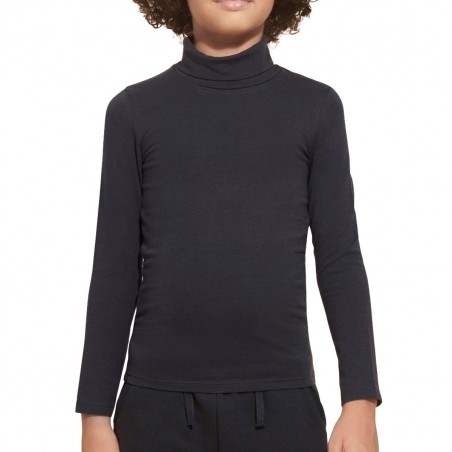 Maglia termica Bambino Suber collo alto VKA41 con interno felpato manica lunga