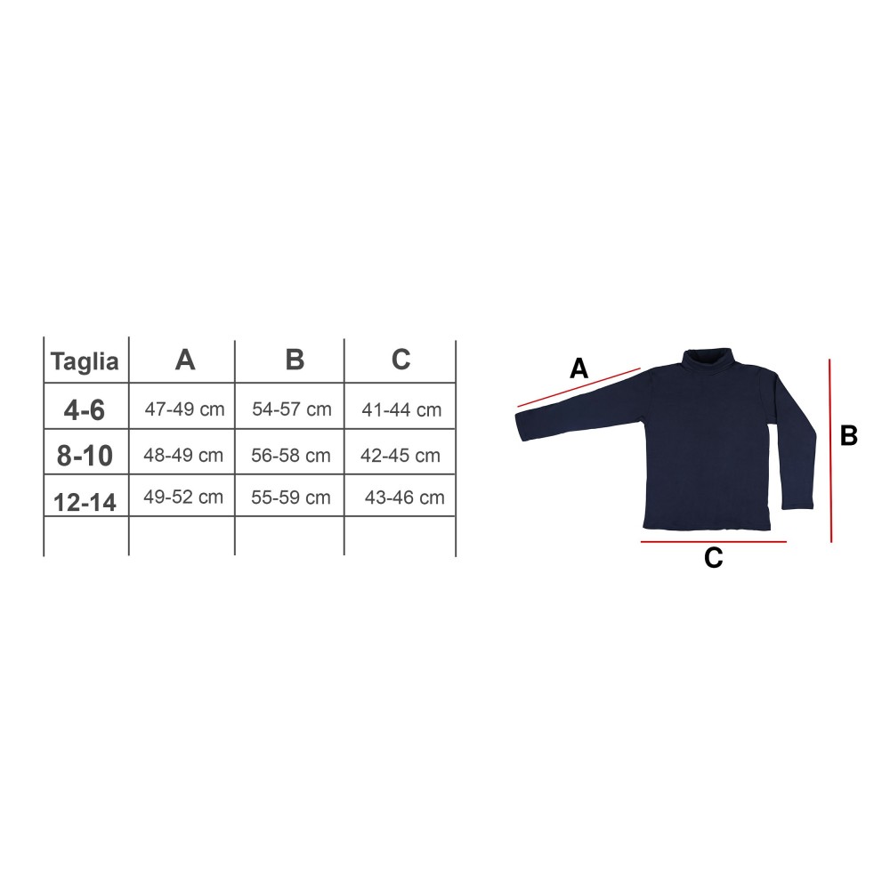 Maglia termica Bambino Suber collo alto VKA41...