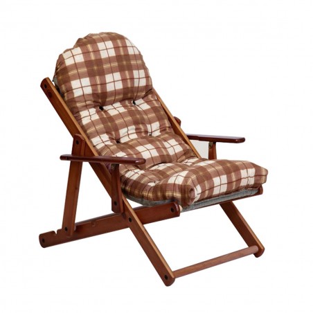 ArtLegno Poltrona imbottita reclinabile RELAX RONDO' 84X60X110cm 3 colori