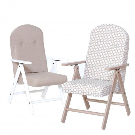 ArtLegno MAS Poltrona reclinabile AMALFI 108x65x60 cm in 2 colori
