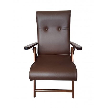 ArtLegno MAS021 Poltrona reclinabile MOLISANA Ecopelle 6 colori 110x48x50cm