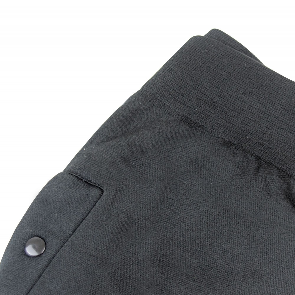 3 paia di colore Nero Pack 3 leggings uomo termico con interno felpato Meggings con patta con clip tessuto elasticizzato MWS 