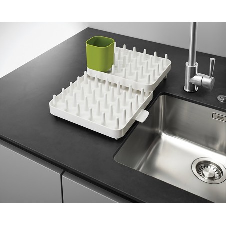 ScolaPiatti Salvaspazio 3in1 componibile 345681 alta capacità e portaposate