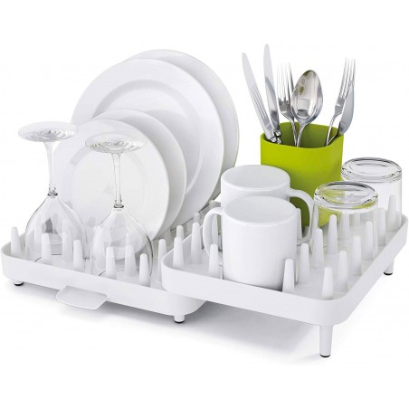 ScolaPiatti Salvaspazio 3in1 componibile 345681 alta capacità e portaposate