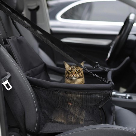 Box Trasportino da auto animali piccola media taglia 040188 con cinghie