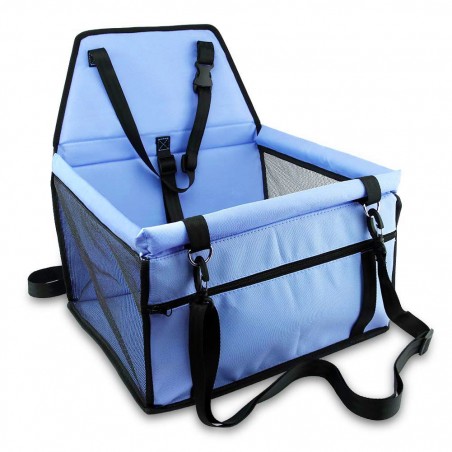 Box Trasportino da auto animali piccola media taglia 040188 con cinghie