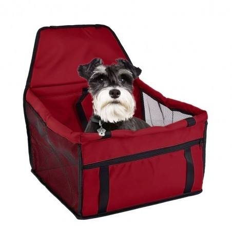 Box Trasportino da auto animali piccola media taglia 040188 con cinghie