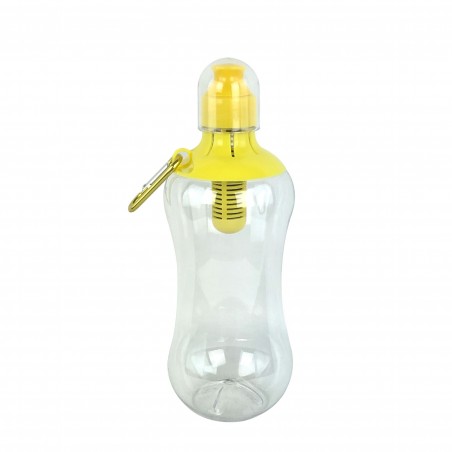 Borraccia bottiglia Sport 500 ml  con beccuccio e gancio multiuso