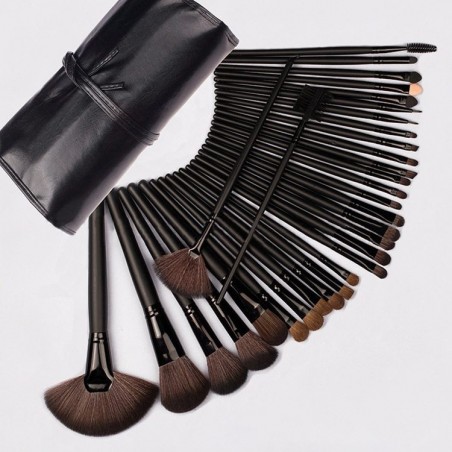 Set da 32 pennelli Make-Up professionali + pochette