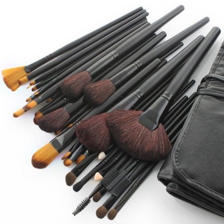 Set da 32 pennelli Make-Up professionali + pochette
