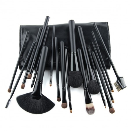 Set da 18 pennelli Make-Up professionali + pochette