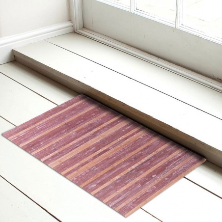 REDS Tappeto in Bamboo 800051 con fondo antiscivolo 50x80cm Lavabile