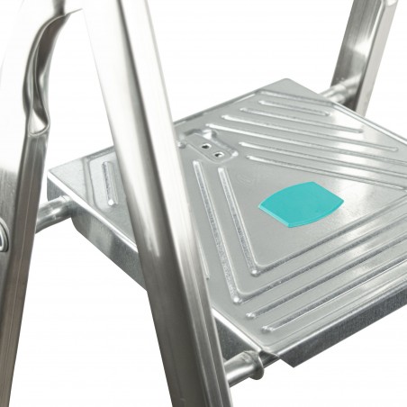 Scala DH53834 in alluminio 7 gradini Divina Home 140cm di altezza max