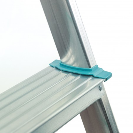 Scala DH53834 in alluminio 7 gradini Divina Home 140cm di altezza max