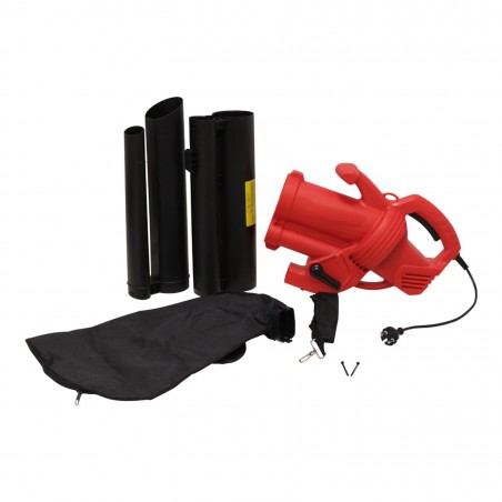 KOMBO Soffiatore Aspiratore Trituratore foglie 471643 elettrico 2400w con sacco