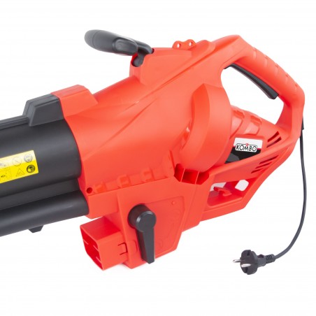 KOMBO Soffiatore Aspiratore Trituratore foglie 471643 elettrico 2400w con sacco