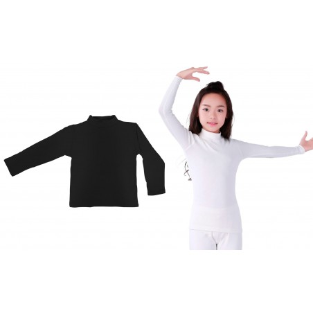 Pack 3 pz RAIKA Lupetti termici Bambina mezzo collo VKA30 felpato manica lunga