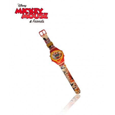 Orologio digitale da polso piu' orologio da comodino con sveglia integrata Mickey Mouse idea regalo Disney 