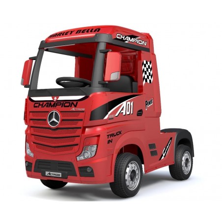 Camion MERCEDES ACTROS LT911 Elettrico Motrice per Bambini 12V Porte Apribili