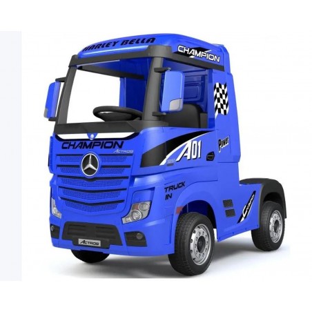 Camion MERCEDES ACTROS LT911 Elettrico Motrice per Bambini 12V Porte Apribili