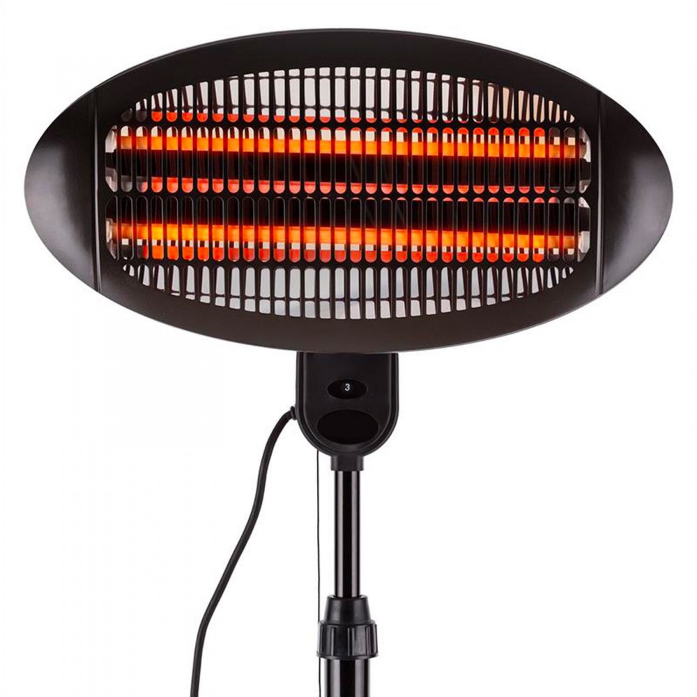 Stufa elettrica PH09EL Alogena Fungo Infrarossi...