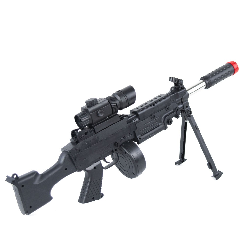 MITRA semiautomatico con Puntatore LASER Pistola Giocattolo a Pallini con mirino Mitragliatore Calibro 6 mm Caricatore da 27 colpi Mitraglietta Fucile dassalto Giocattolo Pallini Inclusi MITRA semiautomatico con Puntatore LASER Pistola Giocattolo a Pallini con mirino Mitragliatore Calibro 6 mm Caricatore da 27 colpi Mitraglietta Fucile dassalto Giocattolo Pallini Inclusi