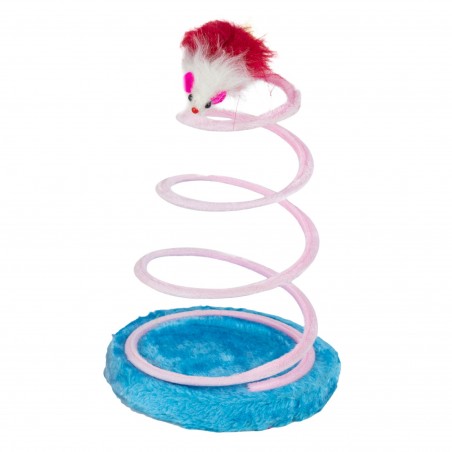 Tiragraffi imbottito 220069 due colori sistema a molla e topolino 15x20cm