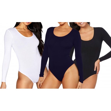 PACK 3 Body CRETA termico VKA36 a maniche lunghe GIROCOLLO interno felpato