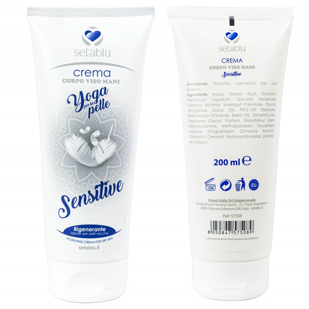 Setablu 575089 Crema Corpo Mani Viso PRESTIGE SENSITIVE yoga per la pelle 75 ml