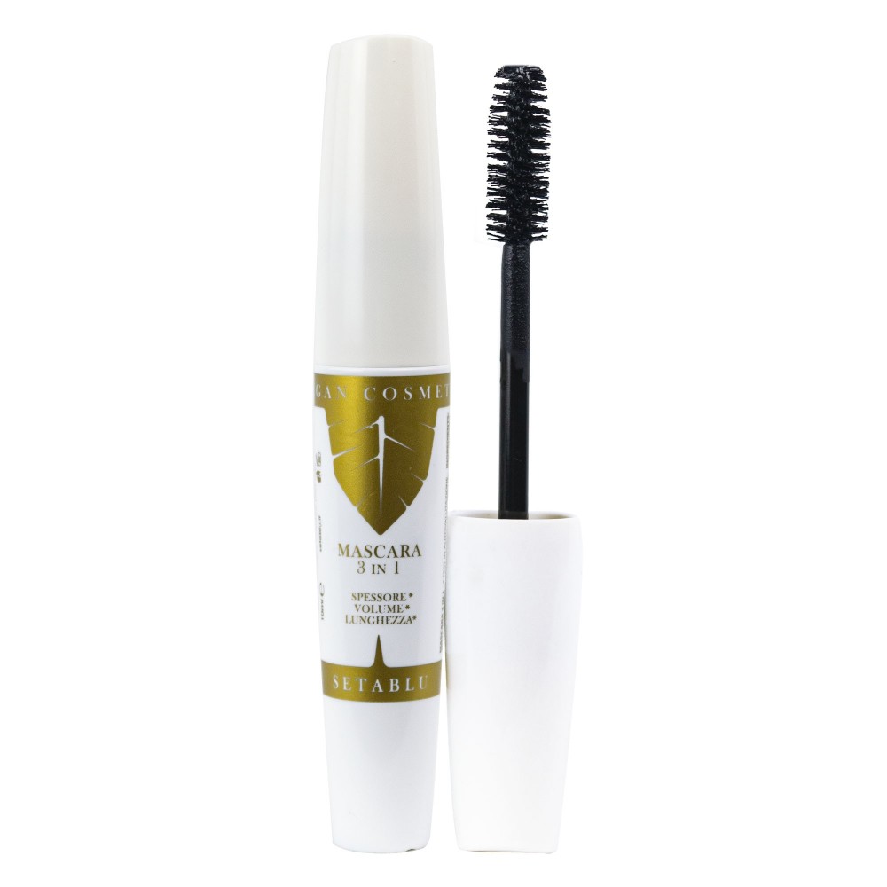 SETABLU 575584 Mascara 3 in 1 Spessore Volume Lunghezza Vegan Cruelty Free