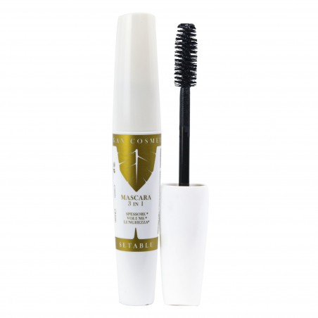 SETABLU 575584 Mascara 3 in 1 Spessore Volume Lunghezza Vegan Cruelty Free