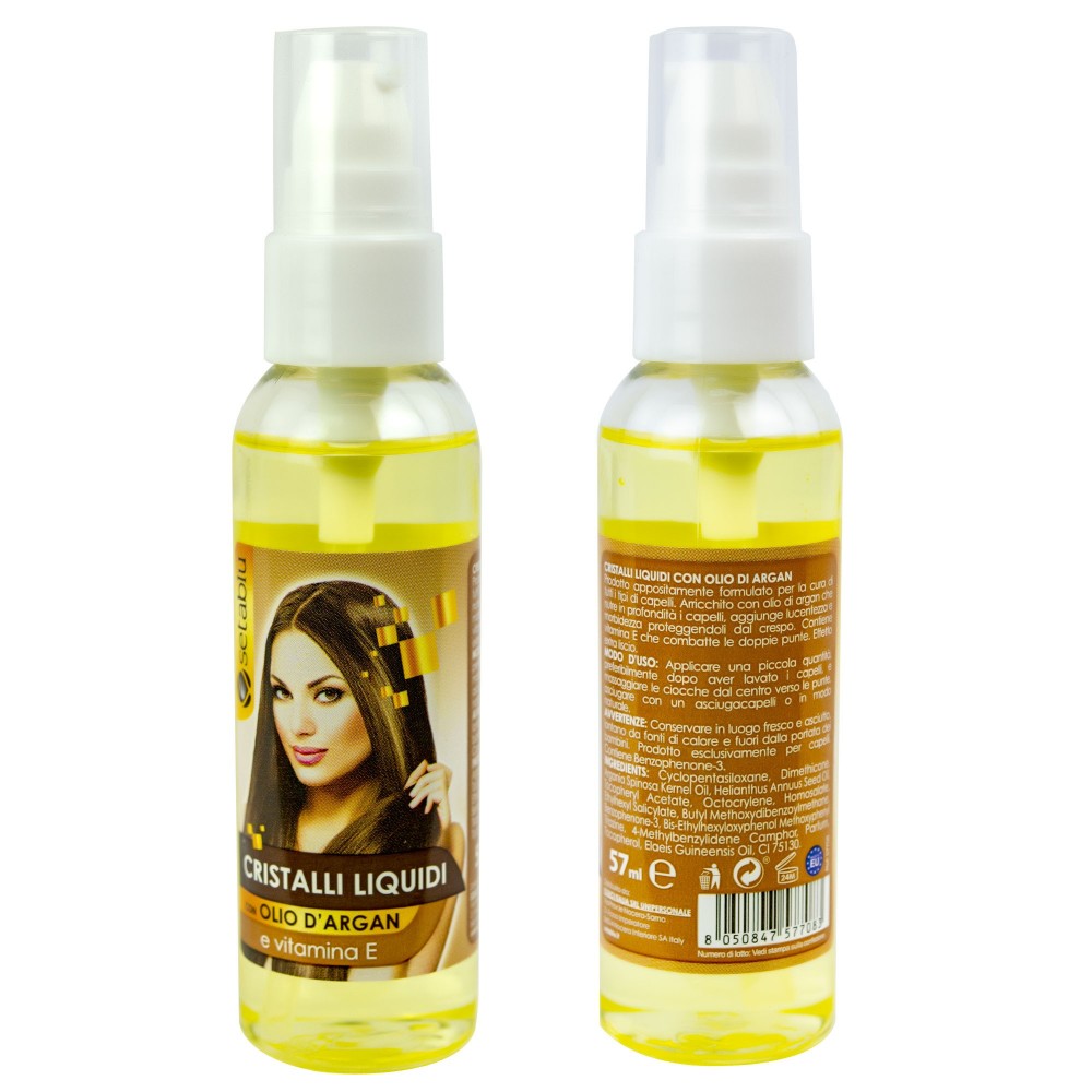 Setablu 577083 Cristalli Liquidi per Capelli con Olio d'Argan e