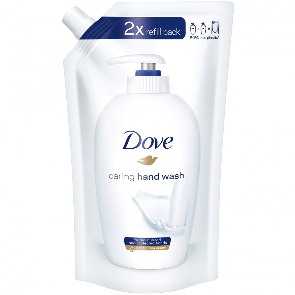 Dove Sapone Liquido caring hand wash Ricarica 500 ml Original