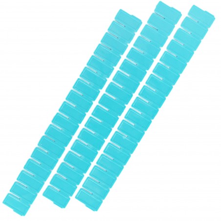 Pack 3 Divisori organizer 290013 componibili per cassetti in plastica 50x435mm