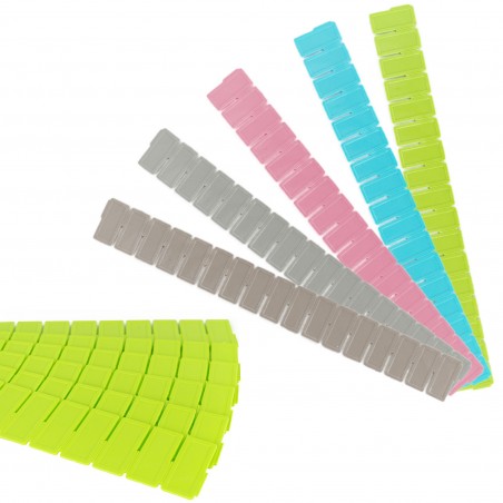 Pack 3 Divisori organizer 290013 componibili per cassetti in plastica 50x435mm